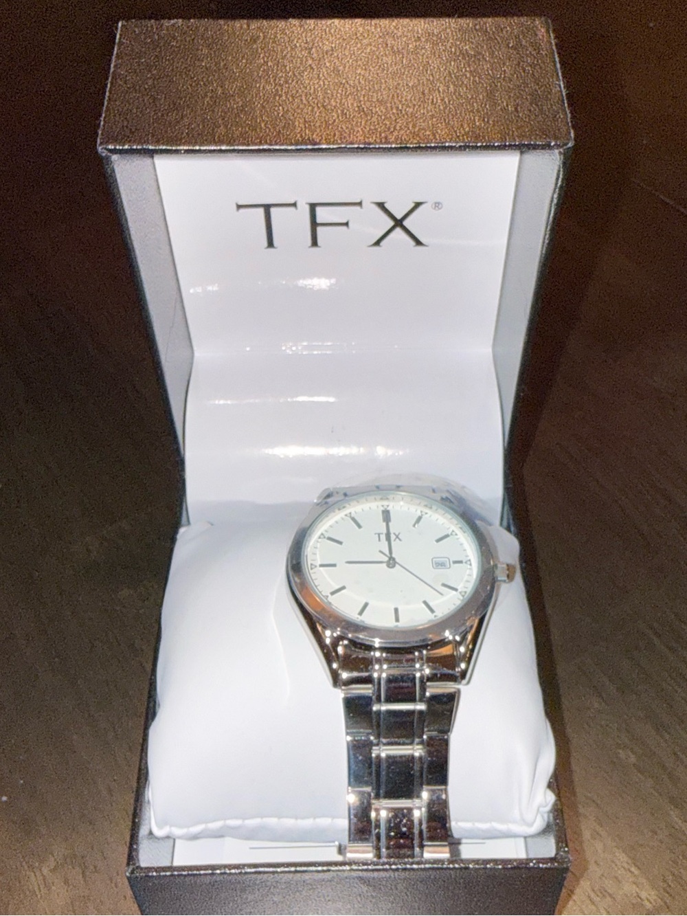 NIB TFX by Bulova Men’s Silver Tone Stainless Steel Watch | Style 36B100